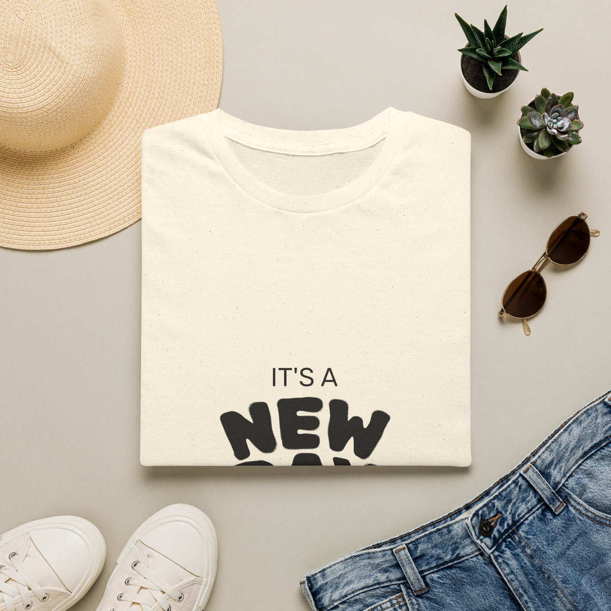 It's a New Day Rise n Shine for the Sourdough T-Shirt | Positive Quote Graphic Tee