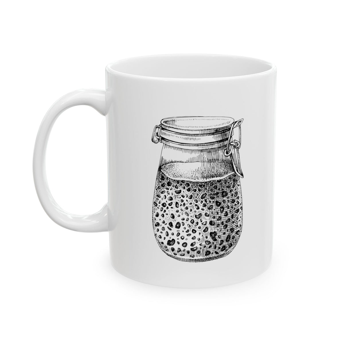 Wild Yeast. Wild Life. Sourdough Humor Coffee Mug 11 oz.