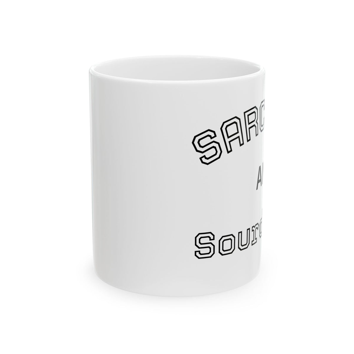 Sarcasm and Sourdough Mug | Ceramic Coffee Cup