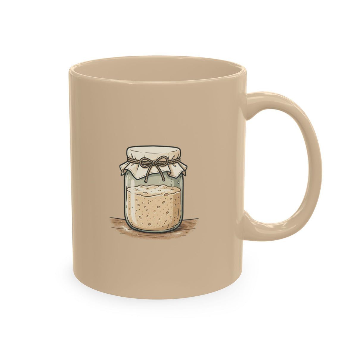Sweater Weather & Sourdough Forever - 11 oz Ceramic Mug — Cozy Autumn Coffee Cup