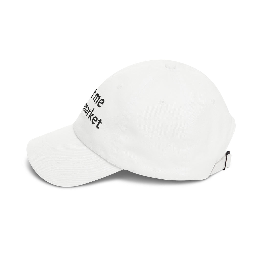 Meet Me at the Market Classic Trucker Cap | Embroidered White Baseball Hat