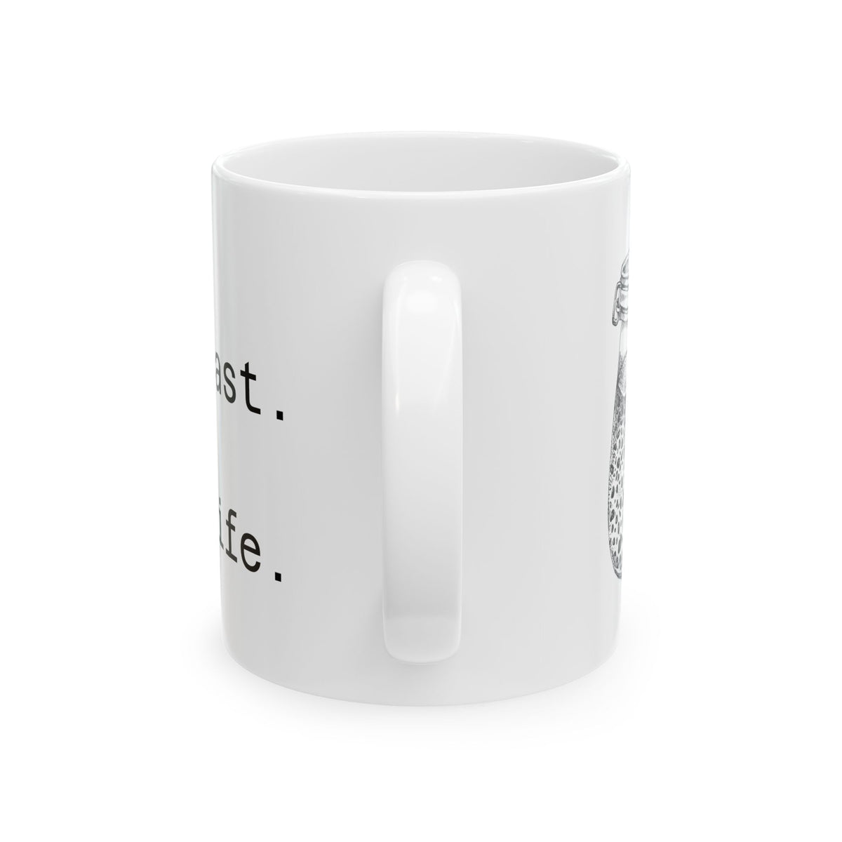 Wild Yeast. Wild Life. Sourdough Humor Coffee Mug 11 oz.