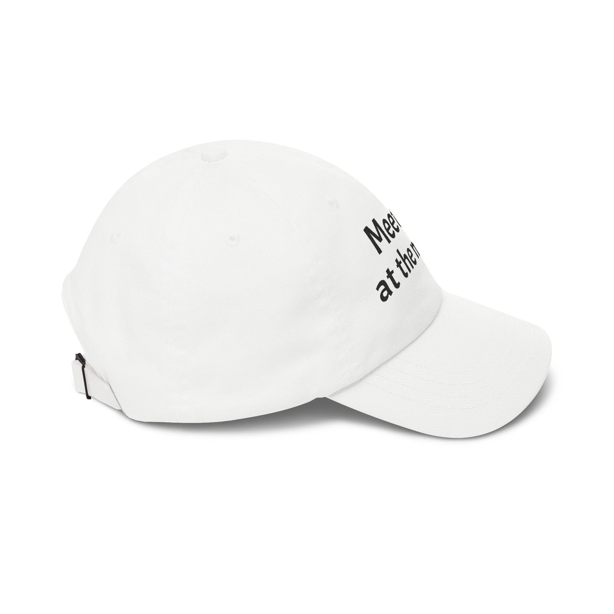 Meet Me at the Market Classic Trucker Cap | Embroidered White Baseball Hat
