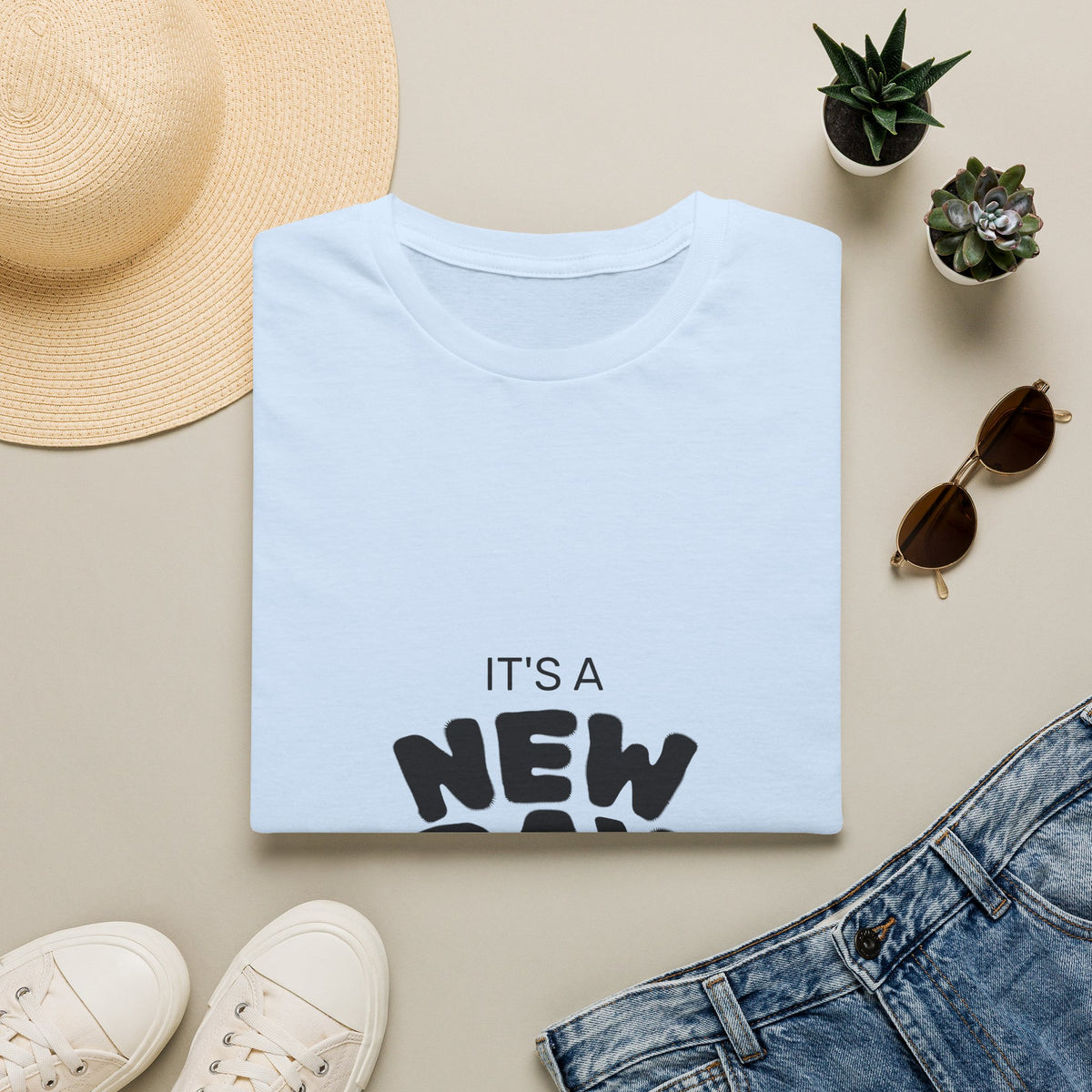 It's a New Day Rise n Shine for the Sourdough T-Shirt | Positive Quote Graphic Tee