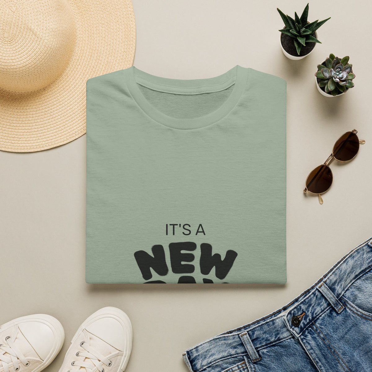 It's a New Day Rise n Shine for the Sourdough T-Shirt | Positive Quote Graphic Tee