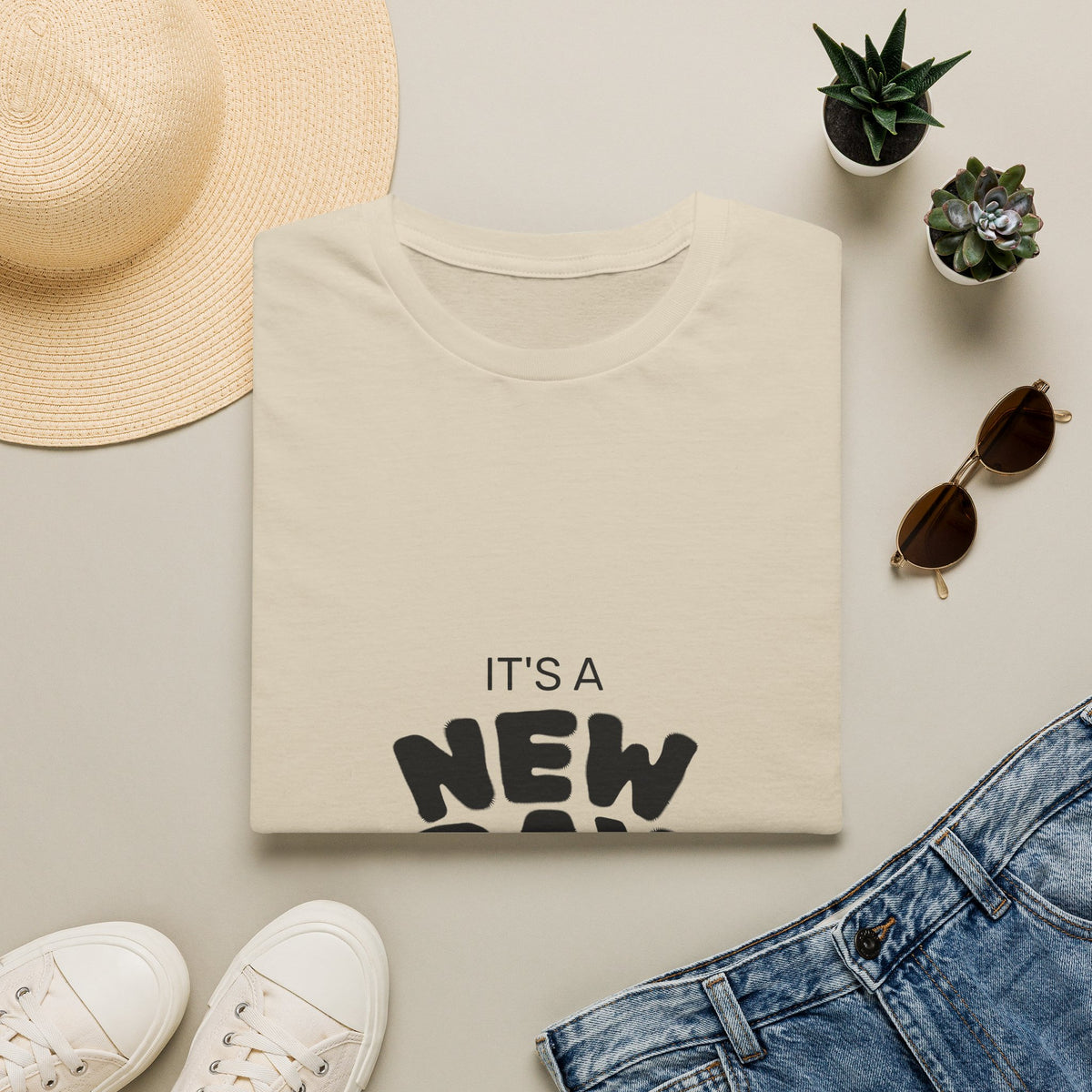 It's a New Day Rise n Shine for the Sourdough T-Shirt | Positive Quote Graphic Tee
